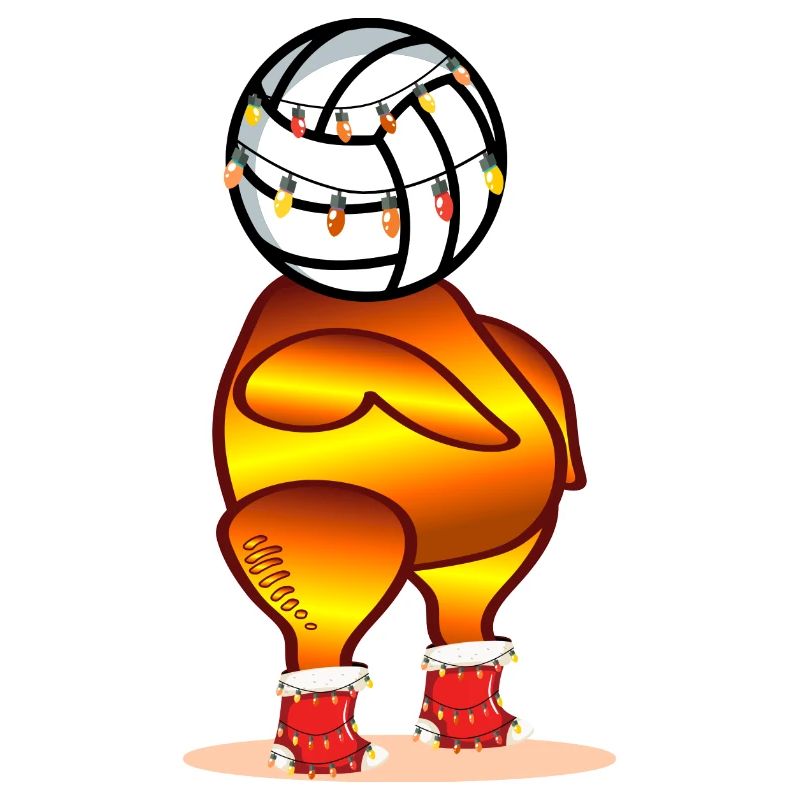 CHRISTMAS VOLLEYBALL ROAST CHICKEN