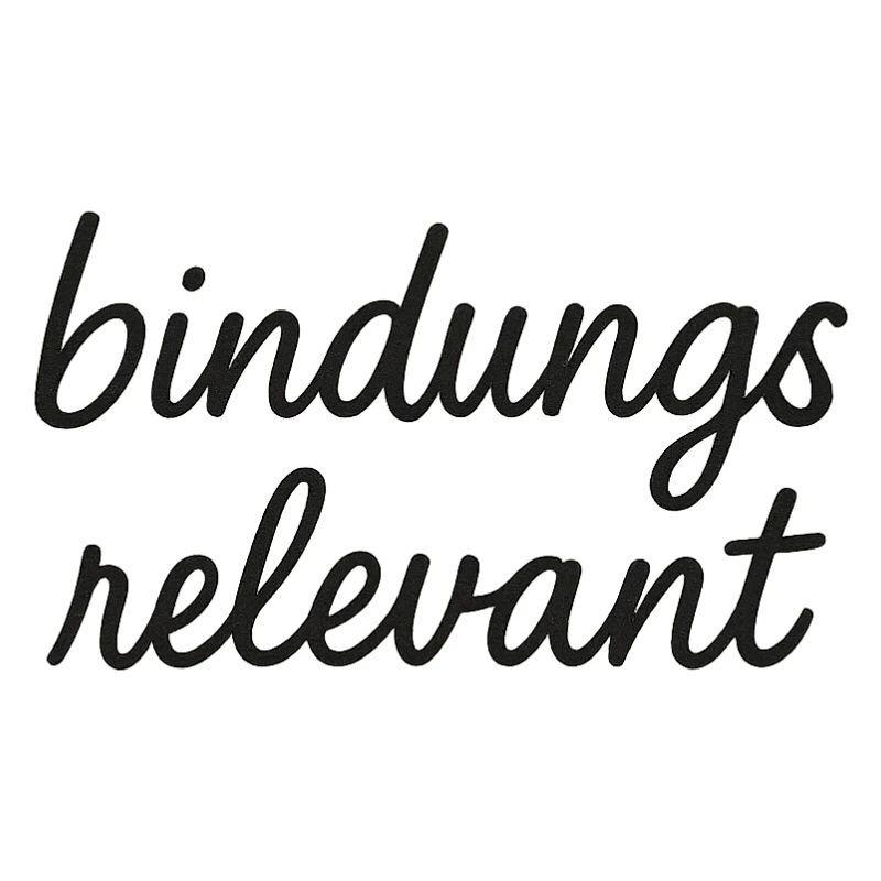 bindungsrelevant schwarz 