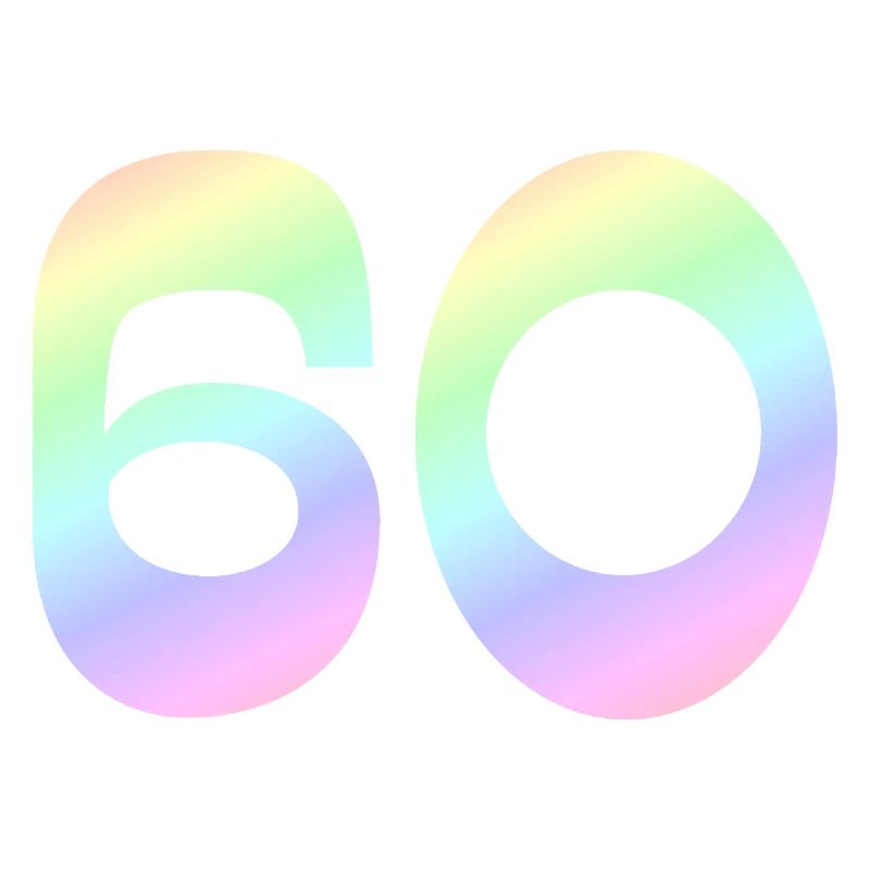 geschenkidee, 60 pastellfarbe