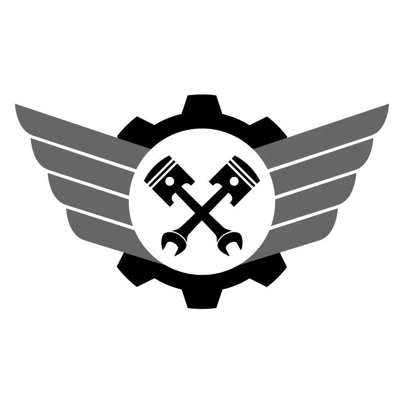 Clé de piston croisée avec engrenage et aile