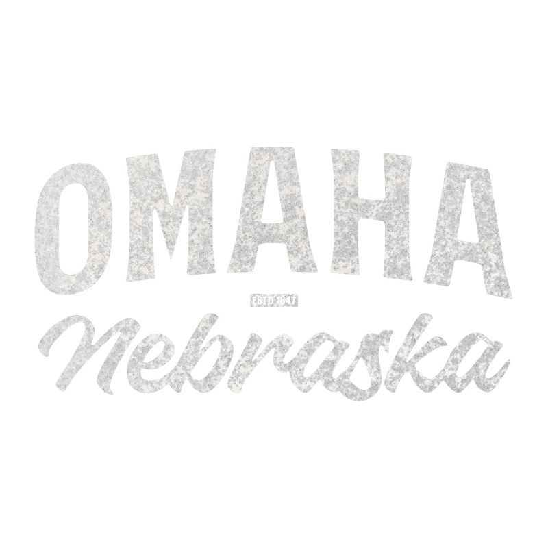 Omaha Nebraska Vintage Script Tee