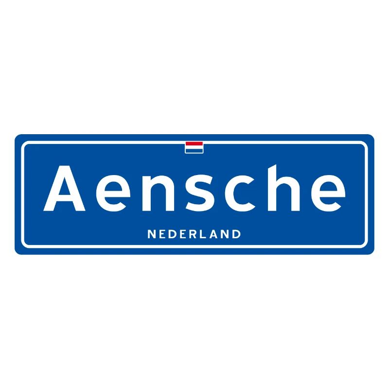 Aensche (Enschede) place name sign