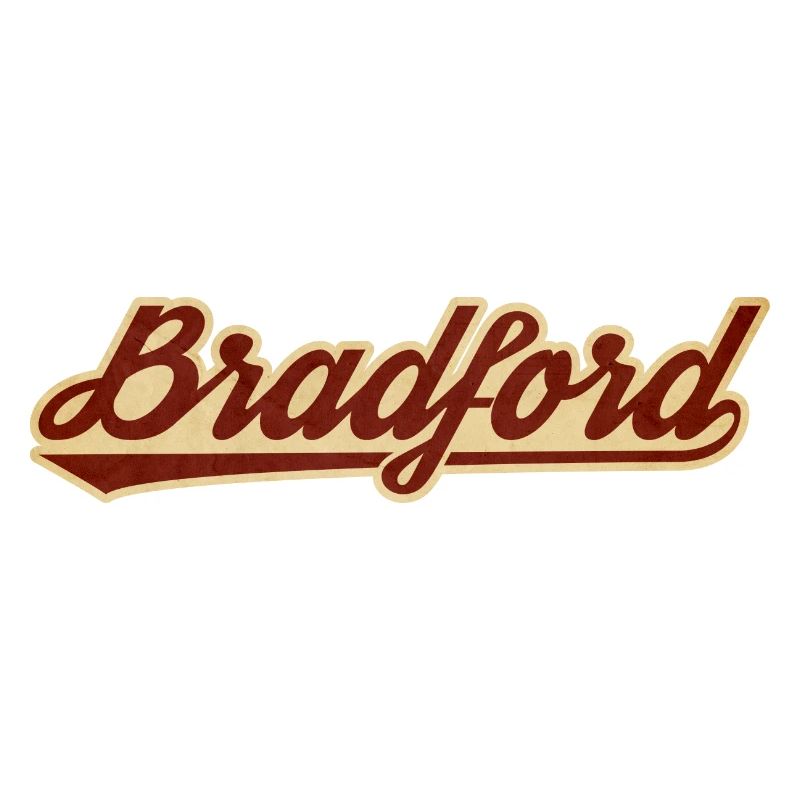 Bradford Vintage Script Logo