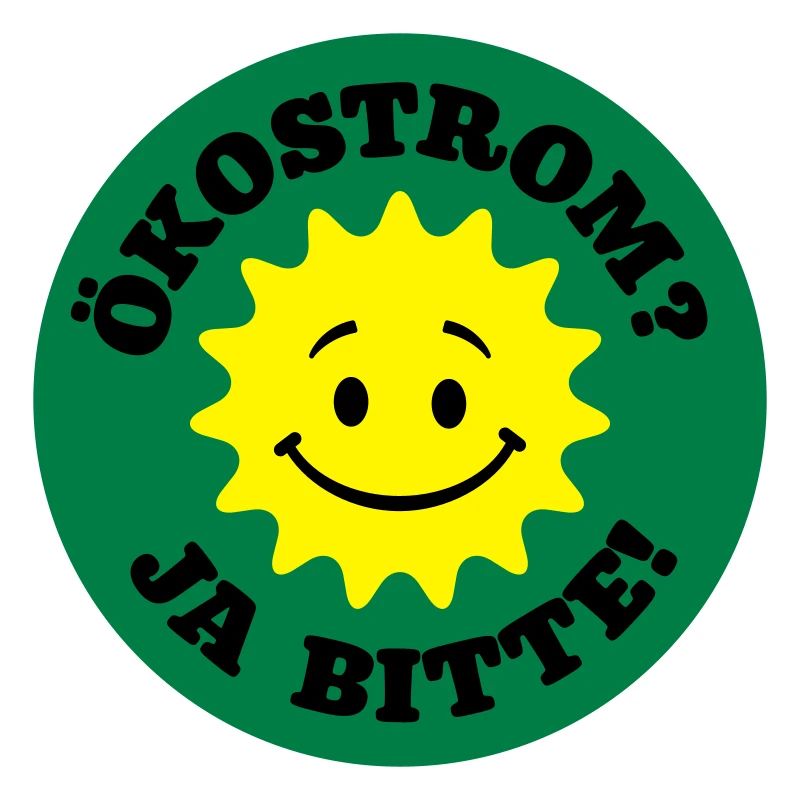 ökostrom ja bitte, atomkraft nein danke, bio öko
