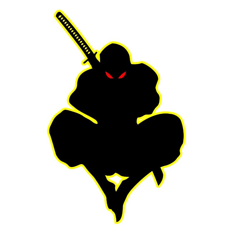Dark Ninja Warrior Ninja Shadow Amoureux de Ninja