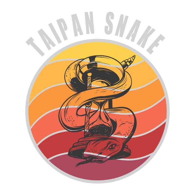 Conception de serpents Taipan / Idée cadeau