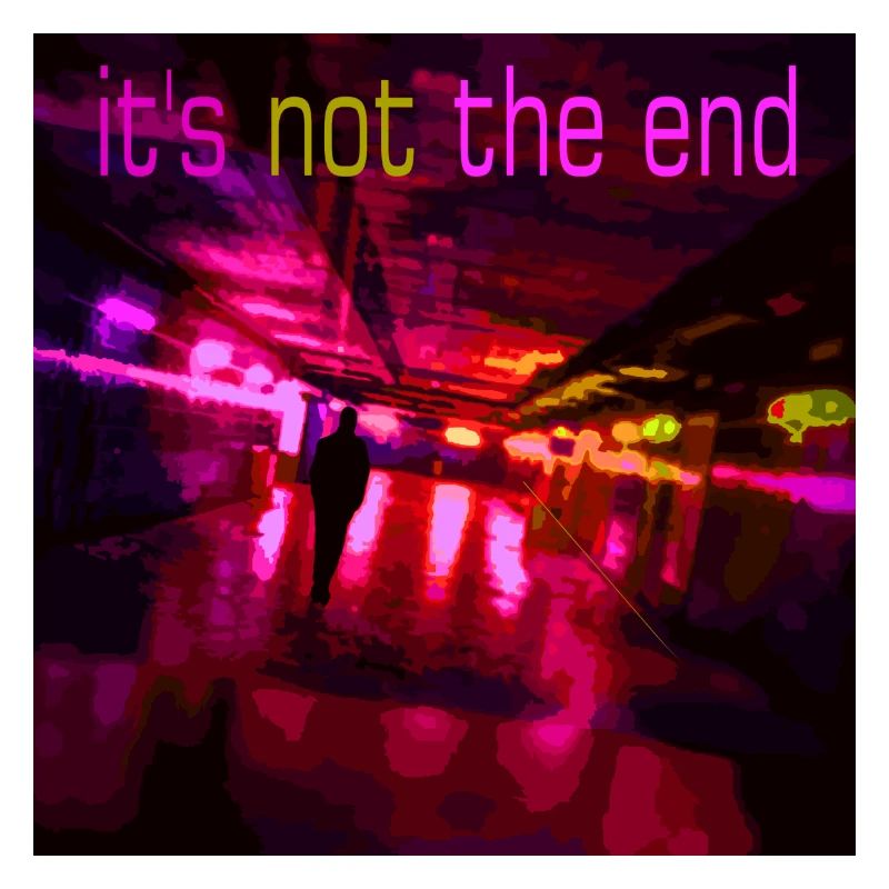 Neonpfad der Nacht