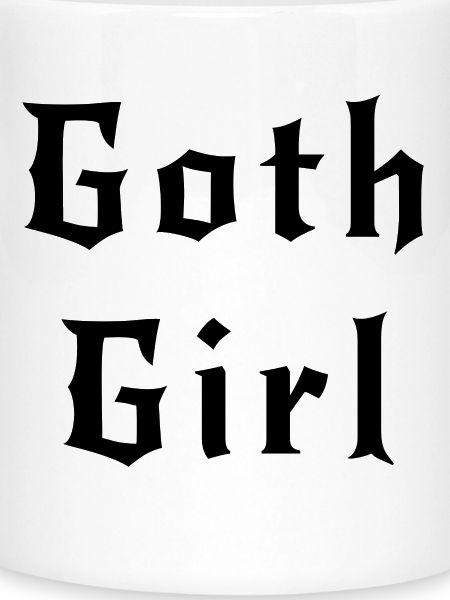 Goth girl black