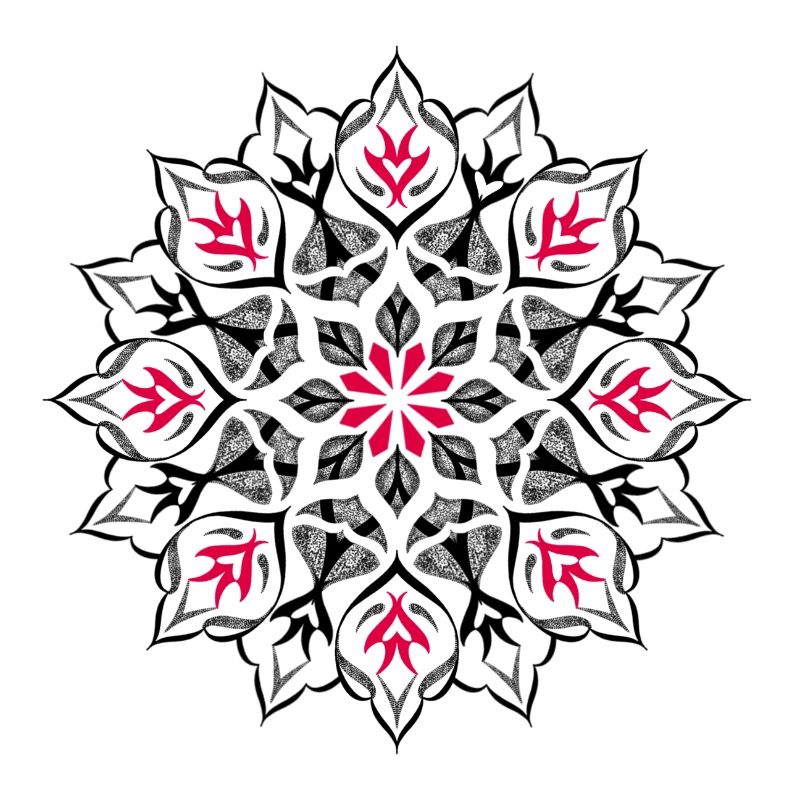 Dotwork Mandala-Design