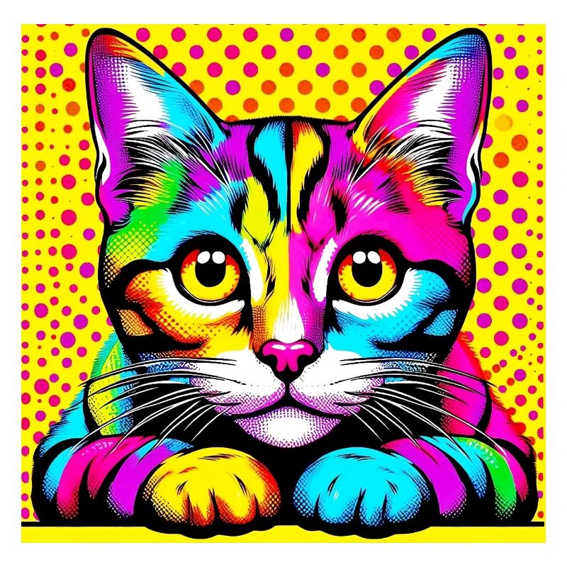 Cat Pop Art
