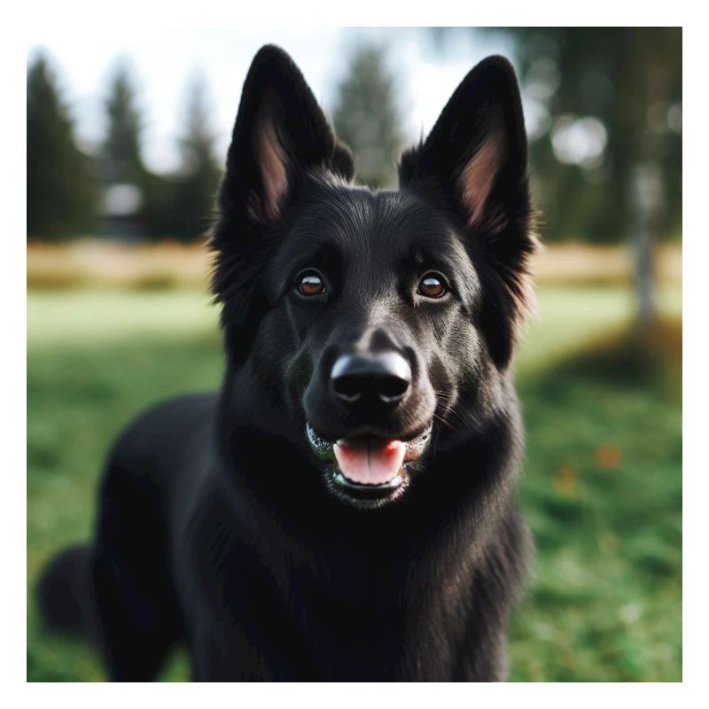Black German Shepherd