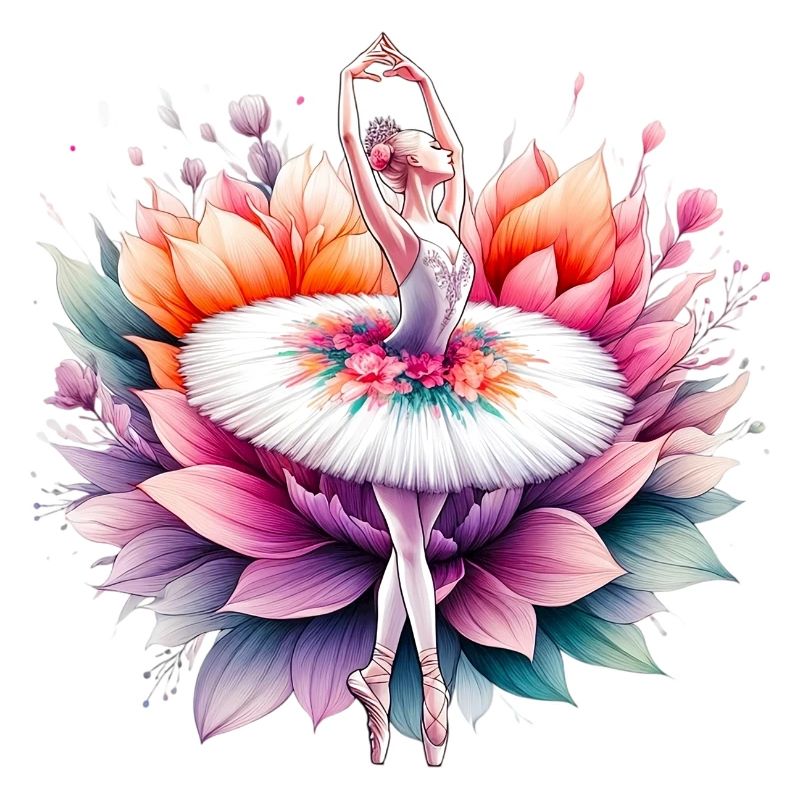 Danseuse de ballet avec tutu