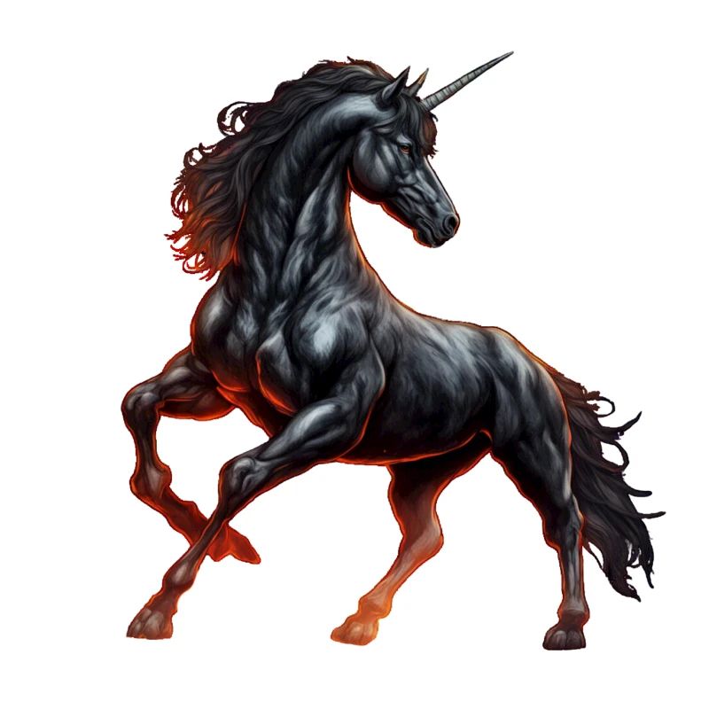 Das mächtige schwarze Einhorn