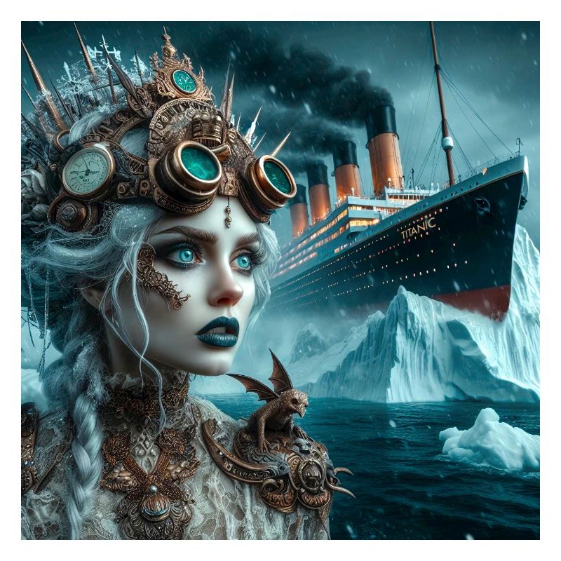 Sirène Steampunk Titanic