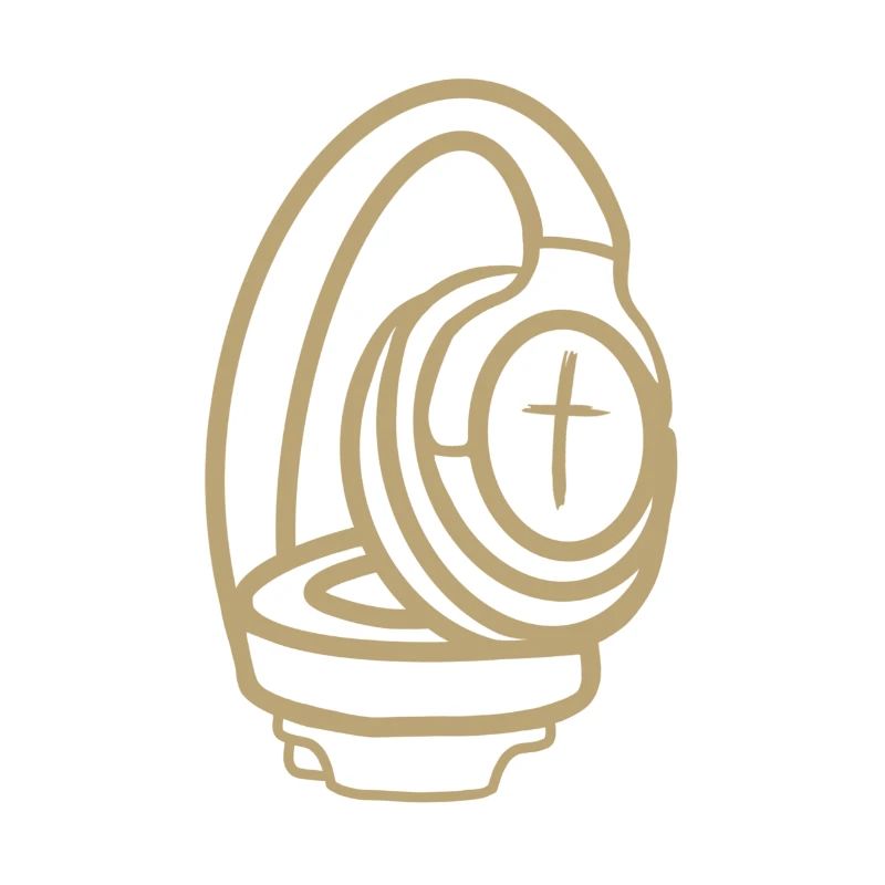Casque avec croix