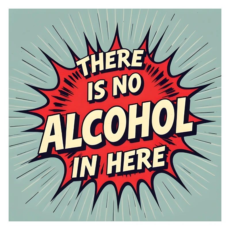 Pas d’alcool ici Explosion Pop Art