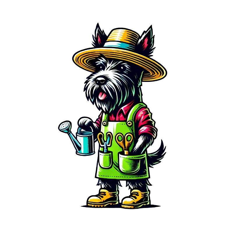 Terrier écossais Jardinier