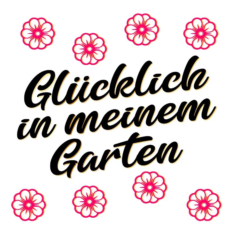 GÄRTNERIN GLÜCKLICH IM GARTEN