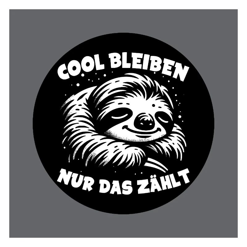 Faultier - immer cool bleiben - immer mit der Ruhe