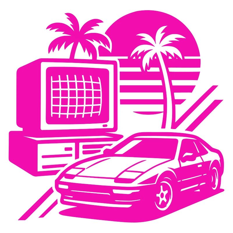 Miami Retro Pop Art