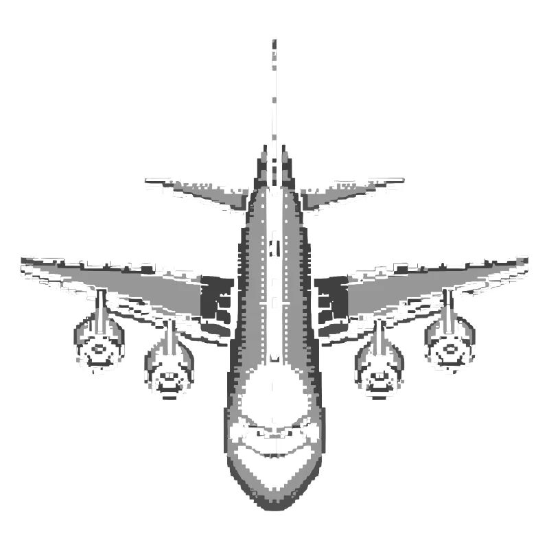 Airplane Pixel Art