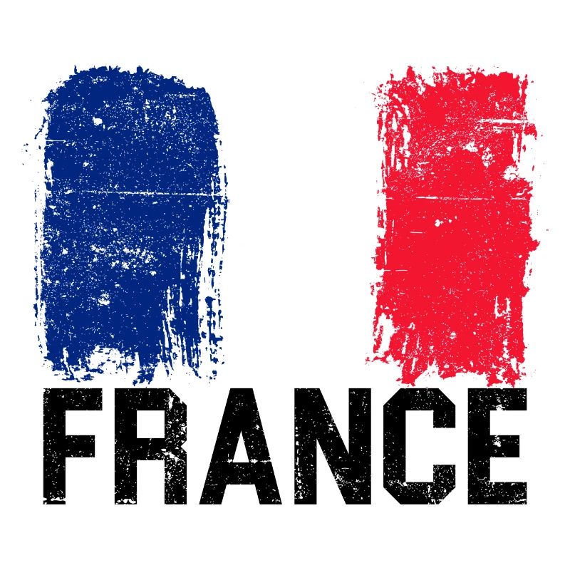 Coup de pinceau Drapeau français