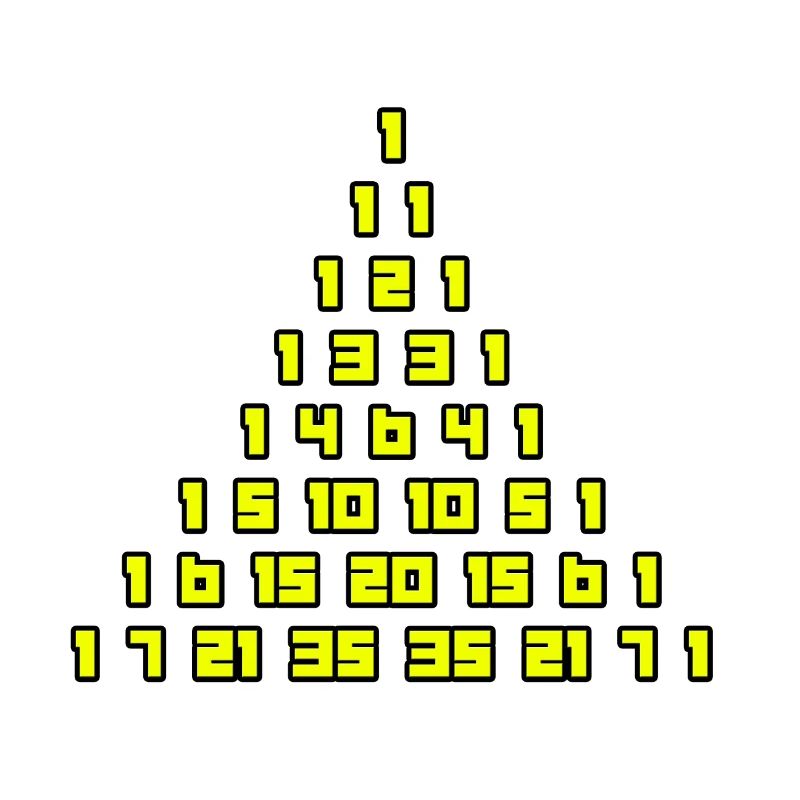 Le triangle de Pascal