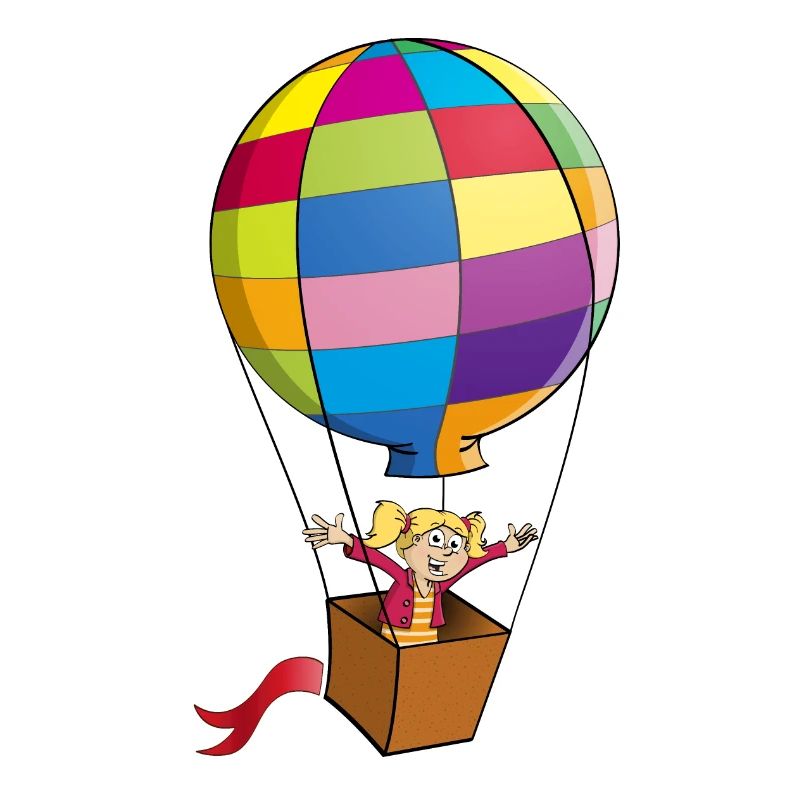 Sortie colorée de ballons