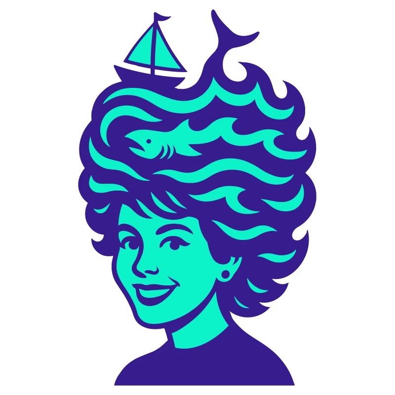 Cheveux de mer !