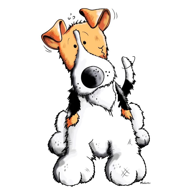 Drôle Fox-terrier
