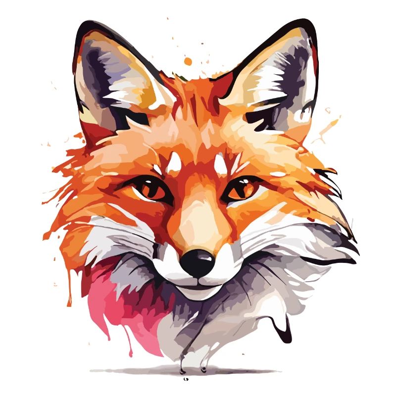 Aquarell Fuchs