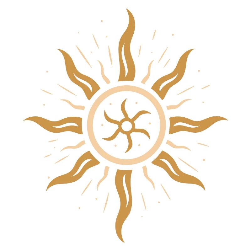 Roue de pompiers du solstice d’été - symbole de la puissance du soleil