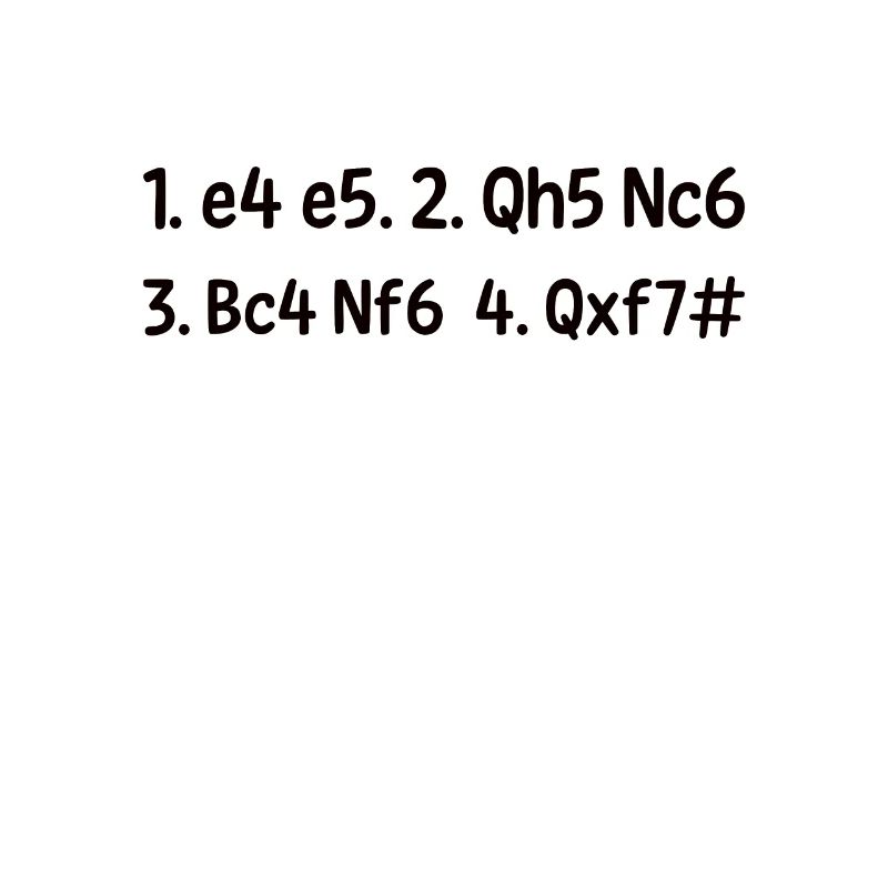 Schäfermatt - Schach, Schachfigur Geschenkidee