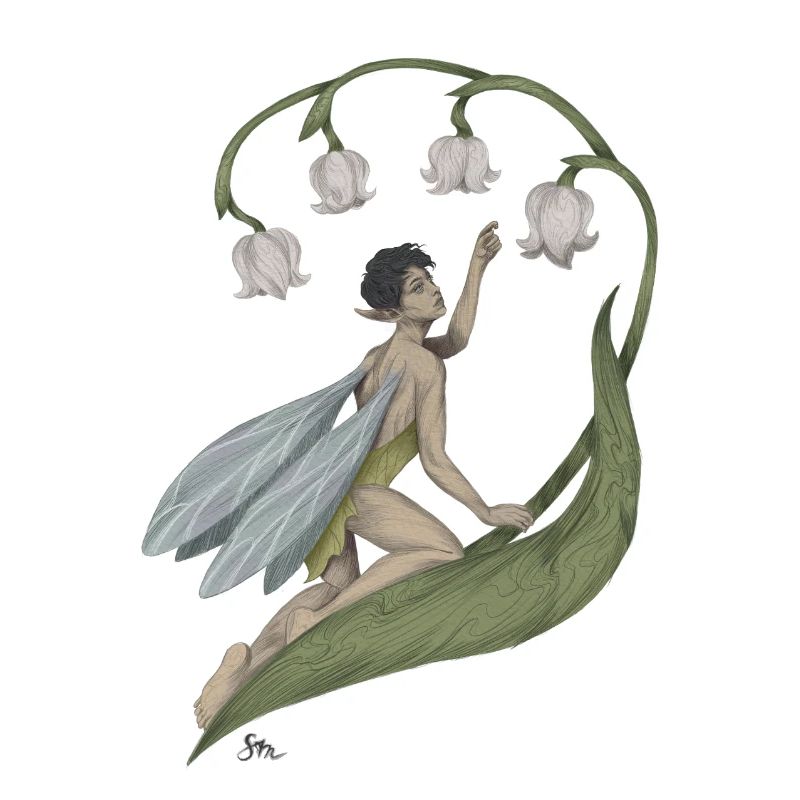 Pixie mit Maiglöckchen