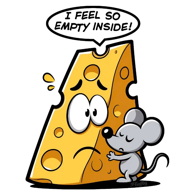 Cheese in existential crisis 🧀🐭