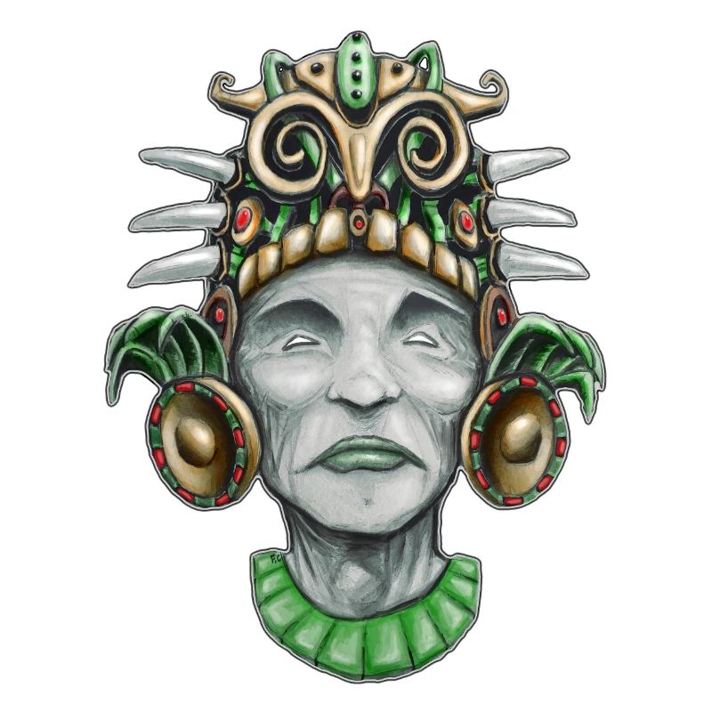 Aztekisch inspirierter Gott 2