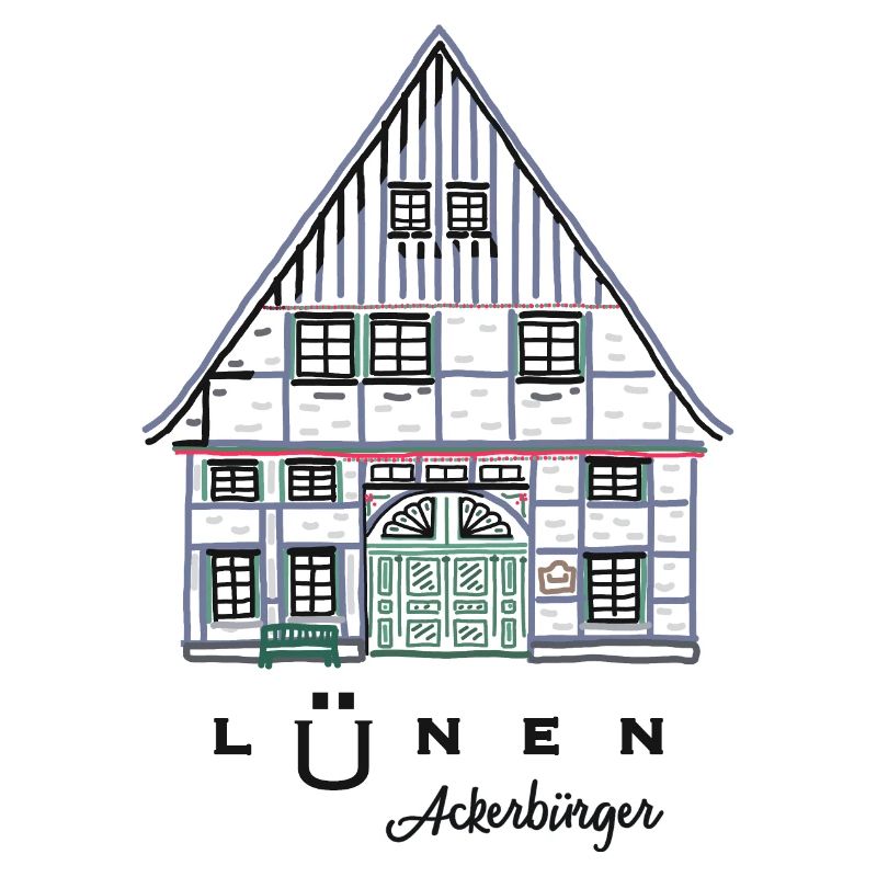 Lünen, maison à colombages Ackerbürger, quartier d’Unna
