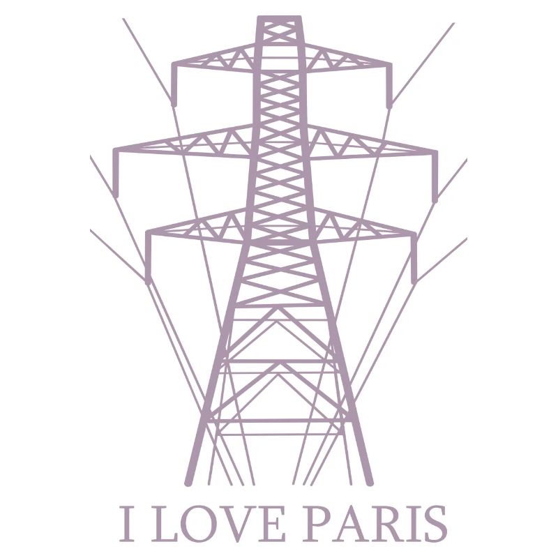 Ironic I love Paris Eiffel Tower as a power pole