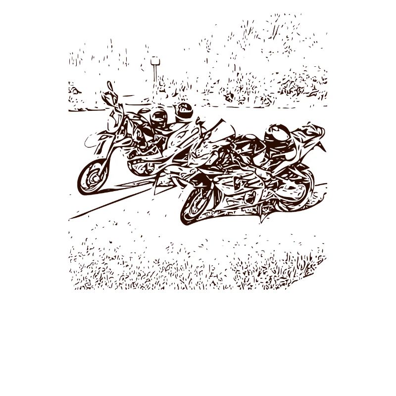 Abstract motorcycle design
