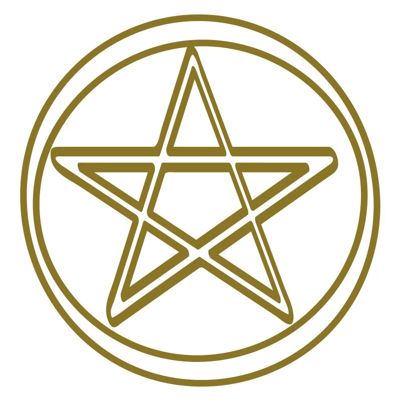 Pentacle Line Art Symbol 2