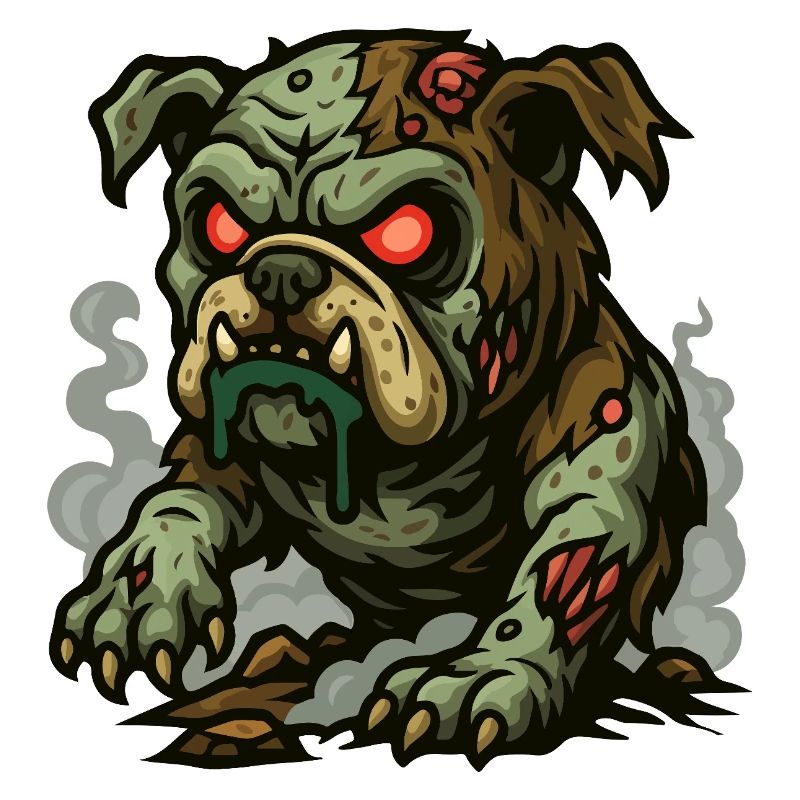 Bouledogue mort-vivant