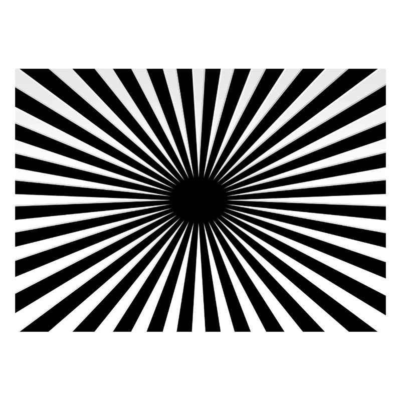 Hypnotic Centered Radial Rays