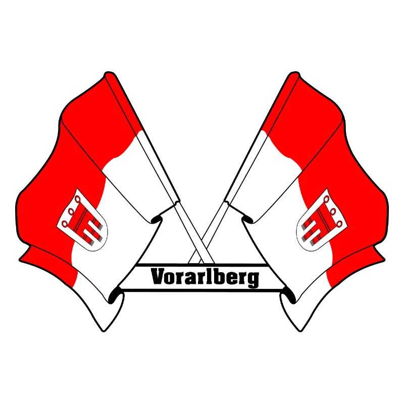 Vorarlberg Flags with Text