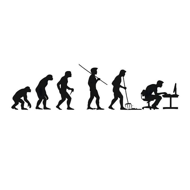 Programmierer Computerfreak Evolution