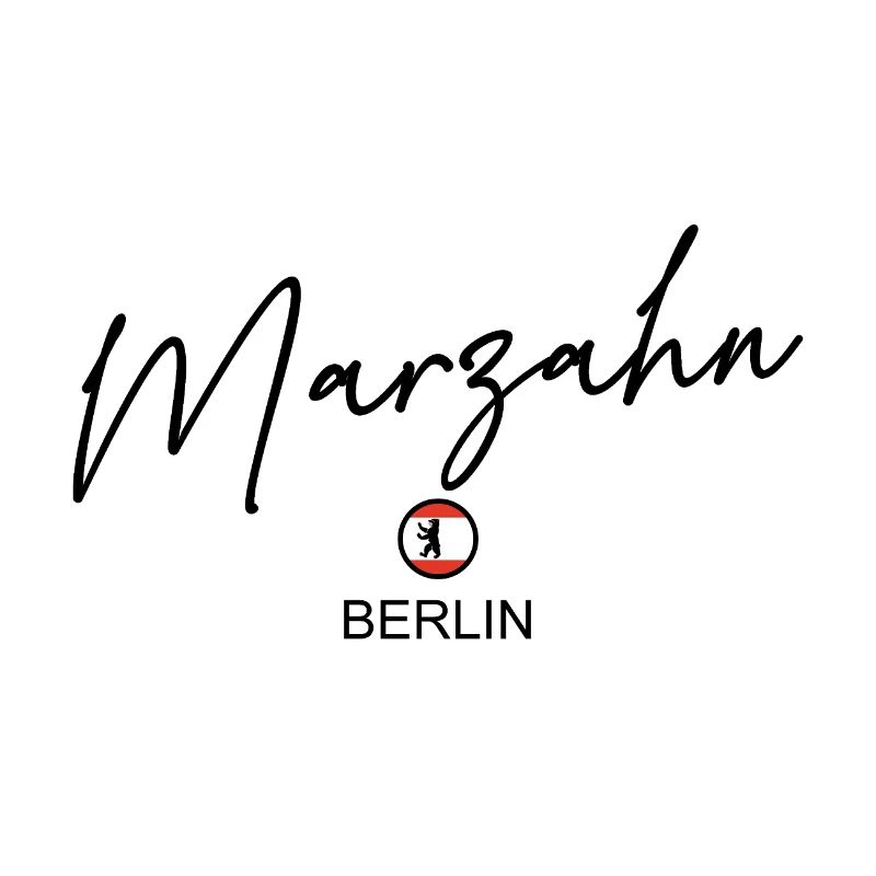 Marzahn - Drapeau de Berlin - Ours de Berlin - Berlineri