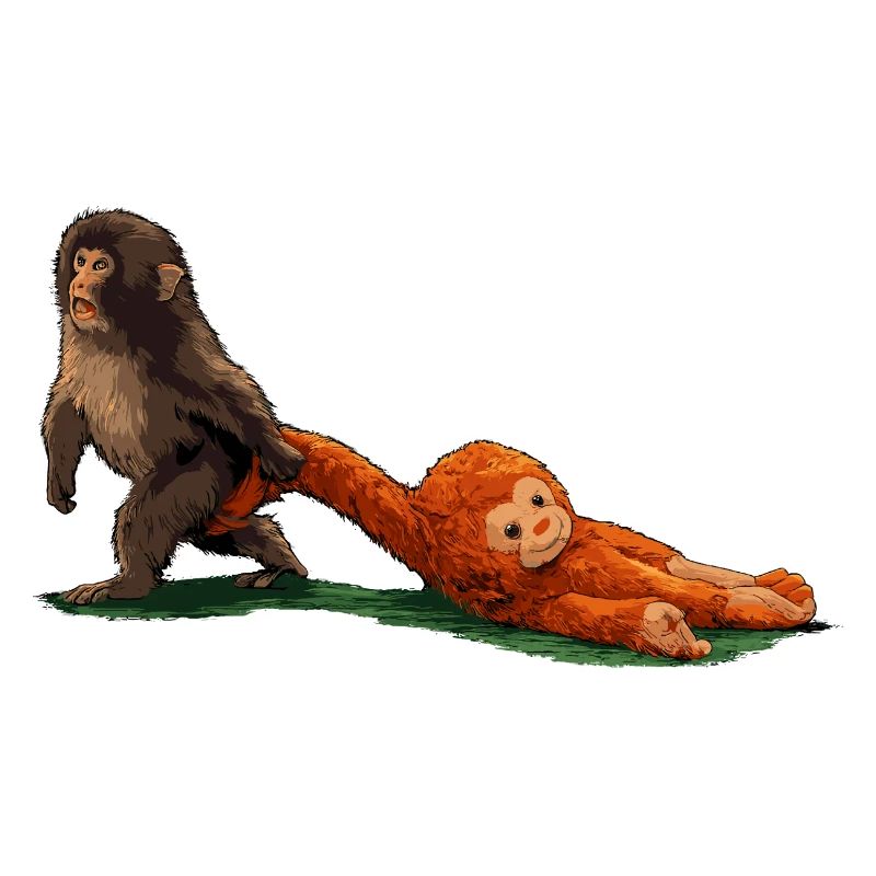 Frappe le singe