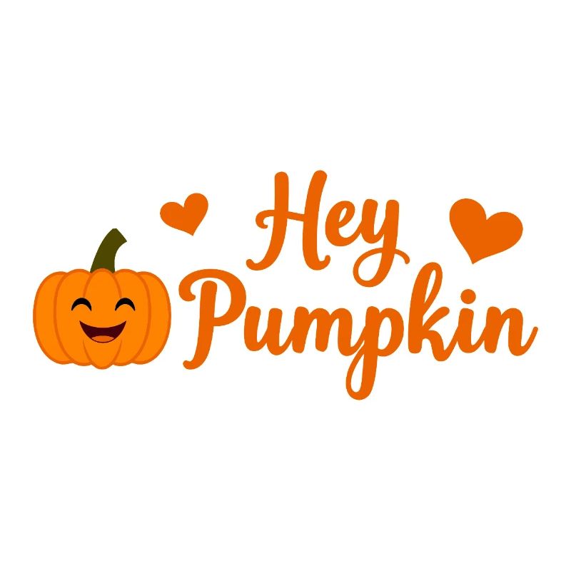 Hey citrouille mignon design d’automne