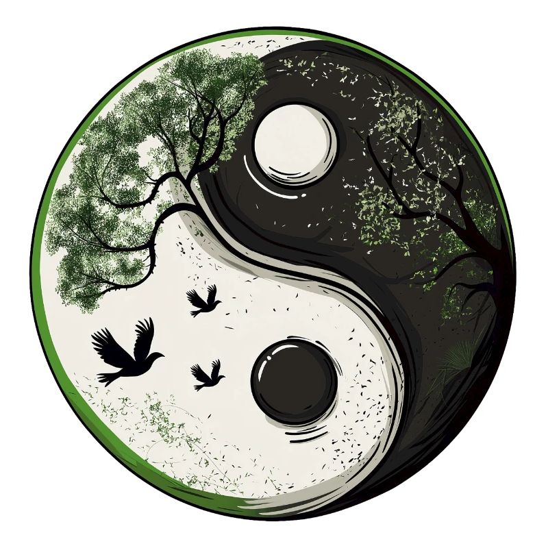 Yin et Yang Version Nature :)