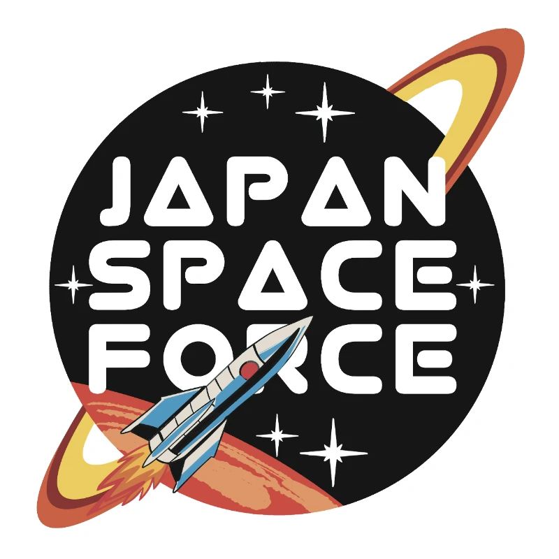 Japan Space Force Retro Logo