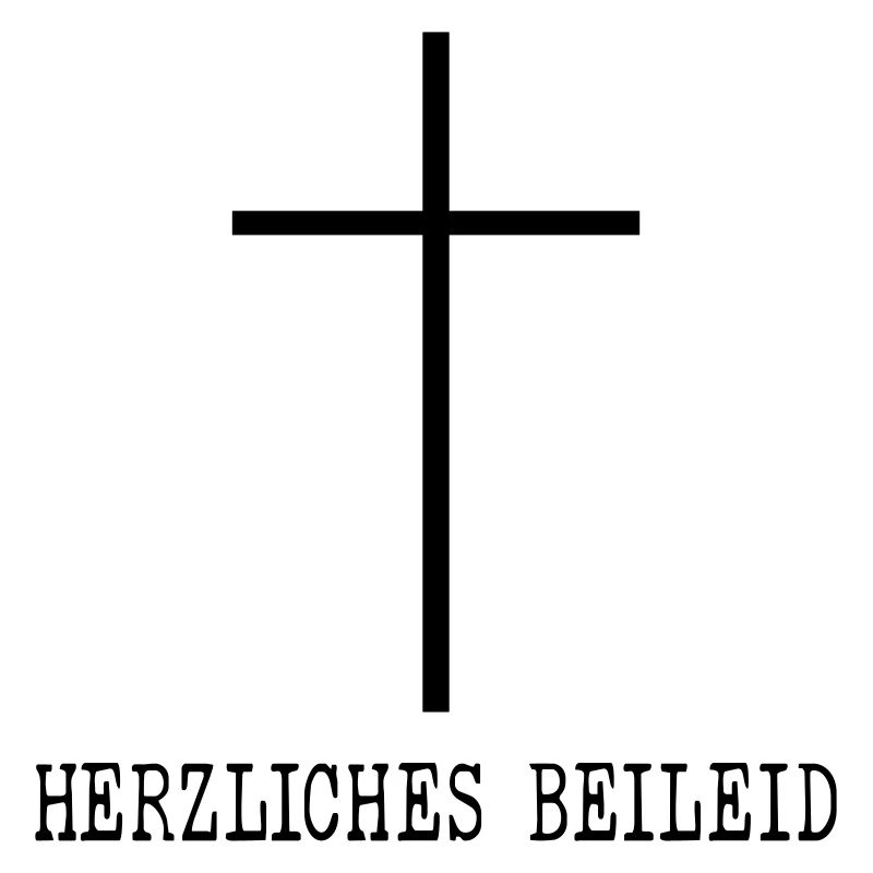 Herzliches Beileid Trauer